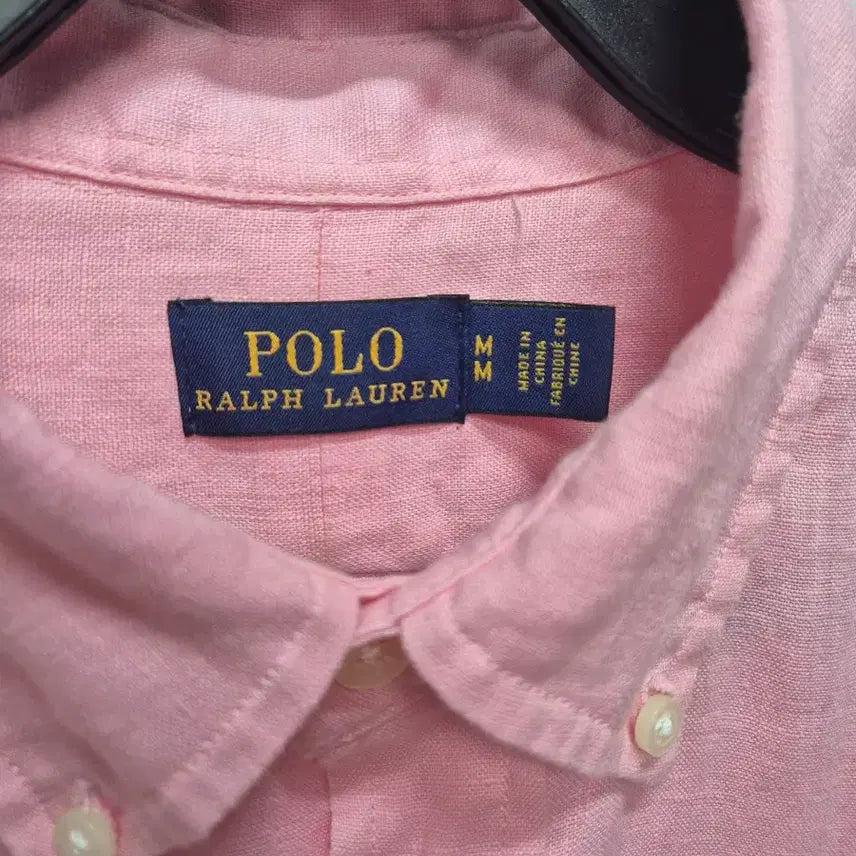 [BUNJANG] Polo Ralph Lauren Linen Shirt - Pink / 폴로 린넨셔츠 핑크