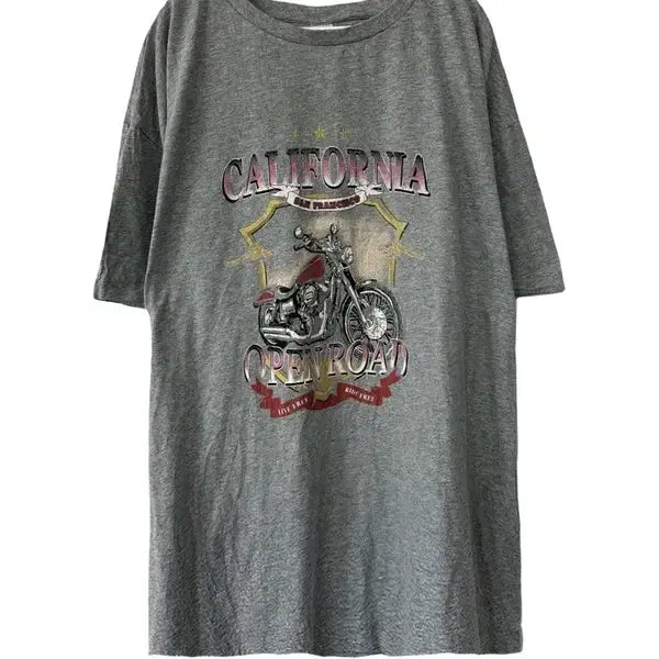 [BUNJANG] ANKO Motorcycle Graphic T-shirt / [2XL] ANKO 모터사이클 바이크그래픽 반팔티