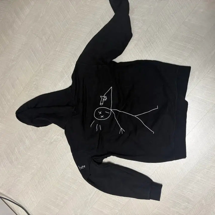 [BUNJANG] Gom Panyo Hoodie Black / 곰파뇨 후드티 블랙