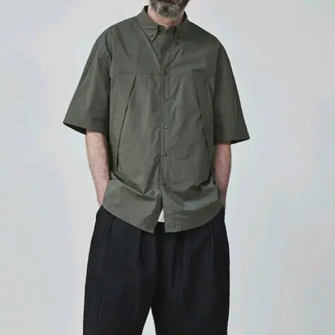 [BUNJANG] Uniform Bridge Monster Pocket Short Sleeve Shirt L / 유니폼브릿지 몬스터 포켓 반팔 셔츠 L