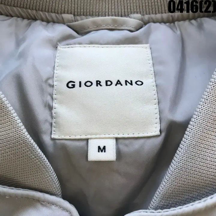 [BUNJANG] Giordano MA-1 Bomber Jacket Light Beige (M) / 지오다노 MA-1 봄버 자켓 라이트베이지 m