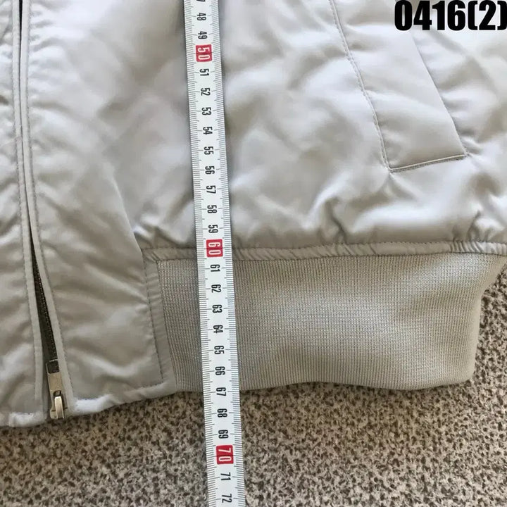 [BUNJANG] Giordano MA-1 Bomber Jacket Light Beige (M) / 지오다노 MA-1 봄버 자켓 라이트베이지 m