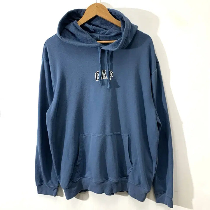 [BUNJANG] Gap Center Logo Oversized Hoodie / 갭 센터로고 오버사이즈 후드티