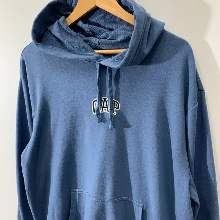 [BUNJANG] Gap Center Logo Oversized Hoodie / 갭 센터로고 오버사이즈 후드티