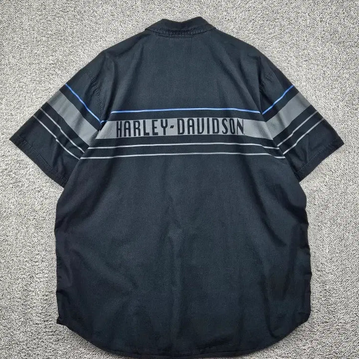 [BUNJANG] Harley-Davidson Biker Half Sleeve Shirt (2XL) / 할리데이비슨 바이커 하프 반팔 셔츠 ( 2XL ) / 11862