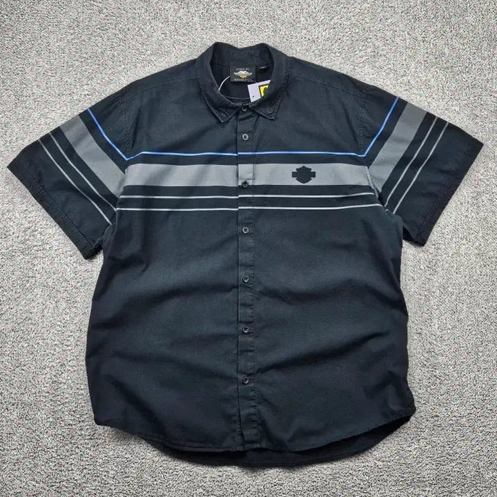 [BUNJANG] Harley-Davidson Biker Half Sleeve Shirt (2XL) / 할리데이비슨 바이커 하프 반팔 셔츠 ( 2XL ) / 11862