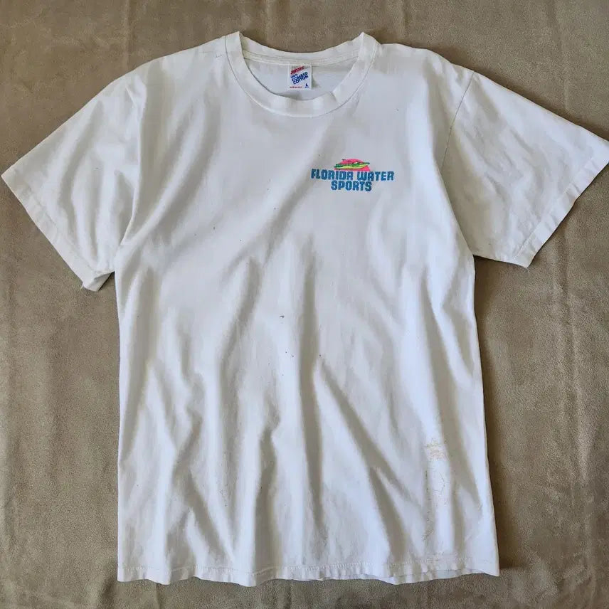 [BUNJANG] Jerzees by Russell Florida Water Sports Printed T-shirt / 90s 빈티지 USA JERZEES by RUSSELL 프린팅 티셔츠 L