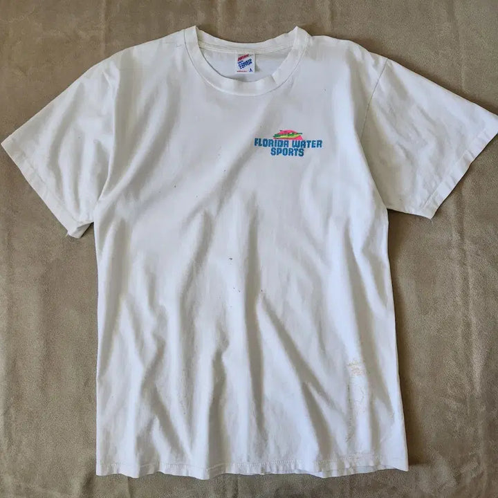 [BUNJANG] Jerzees by Russell Florida Water Sports Printed T-shirt / 90s 빈티지 USA JERZEES by RUSSELL 프린팅 티셔츠 L