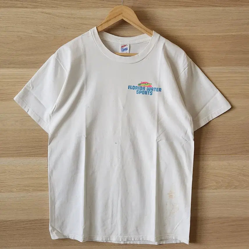 [BUNJANG] Jerzees by Russell Florida Water Sports Printed T-shirt / 90s 빈티지 USA JERZEES by RUSSELL 프린팅 티셔츠 L