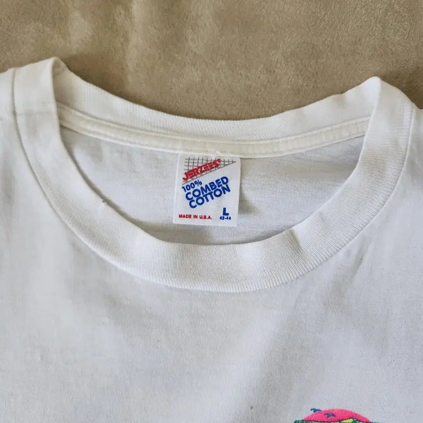 [BUNJANG] Jerzees by Russell Florida Water Sports Printed T-shirt / 90s 빈티지 USA JERZEES by RUSSELL 프린팅 티셔츠 L