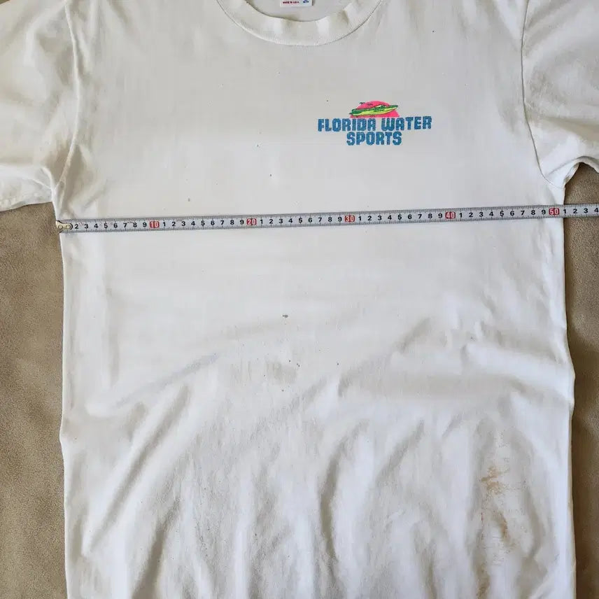[BUNJANG] Jerzees by Russell Florida Water Sports Printed T-shirt / 90s 빈티지 USA JERZEES by RUSSELL 프린팅 티셔츠 L