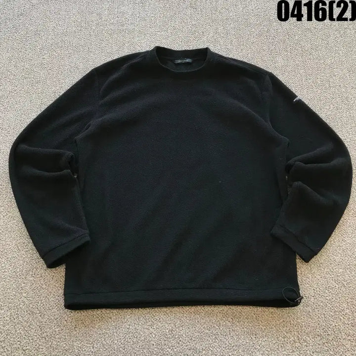 [BUNJANG] Westwood Black Fleece Long Sleeve T-shirt / 웨스트우드 블랙 플리스 긴팔티 100