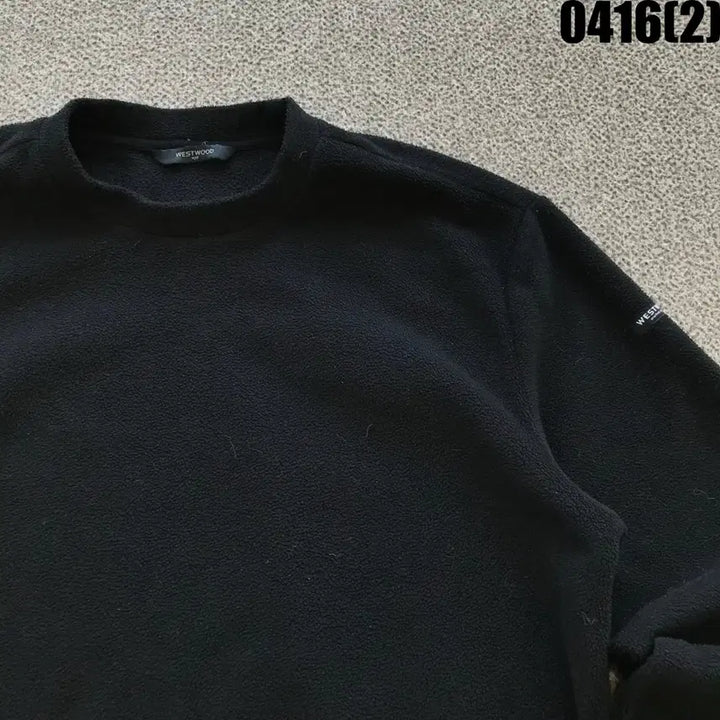 [BUNJANG] Westwood Black Fleece Long Sleeve T-shirt / 웨스트우드 블랙 플리스 긴팔티 100