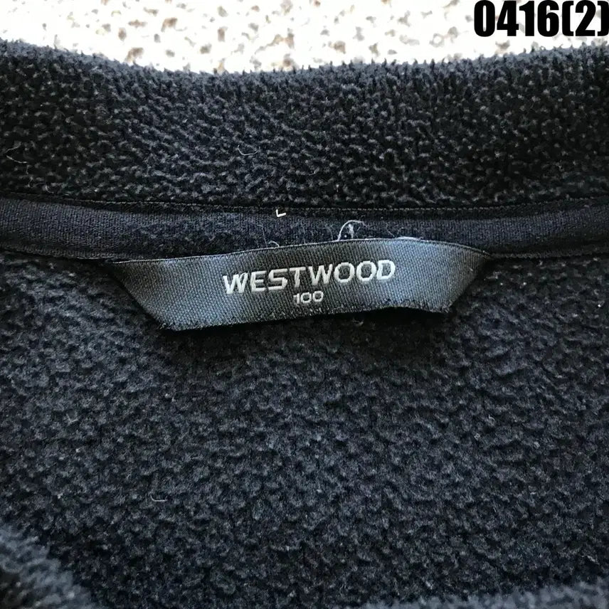 [BUNJANG] Westwood Black Fleece Long Sleeve T-shirt / 웨스트우드 블랙 플리스 긴팔티 100
