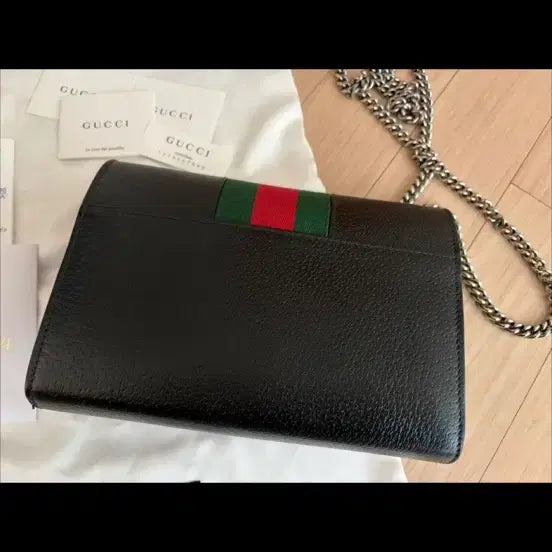 [SOLD OUT] 구찌 디오니소스 체인 숄더백 블랙