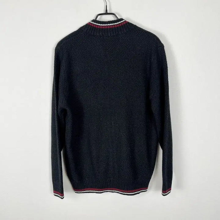 [SOLD OUT] 지프 스피릿 블랙 탄탄한 니트 집업 가디건 남XL 라덴 빈티지