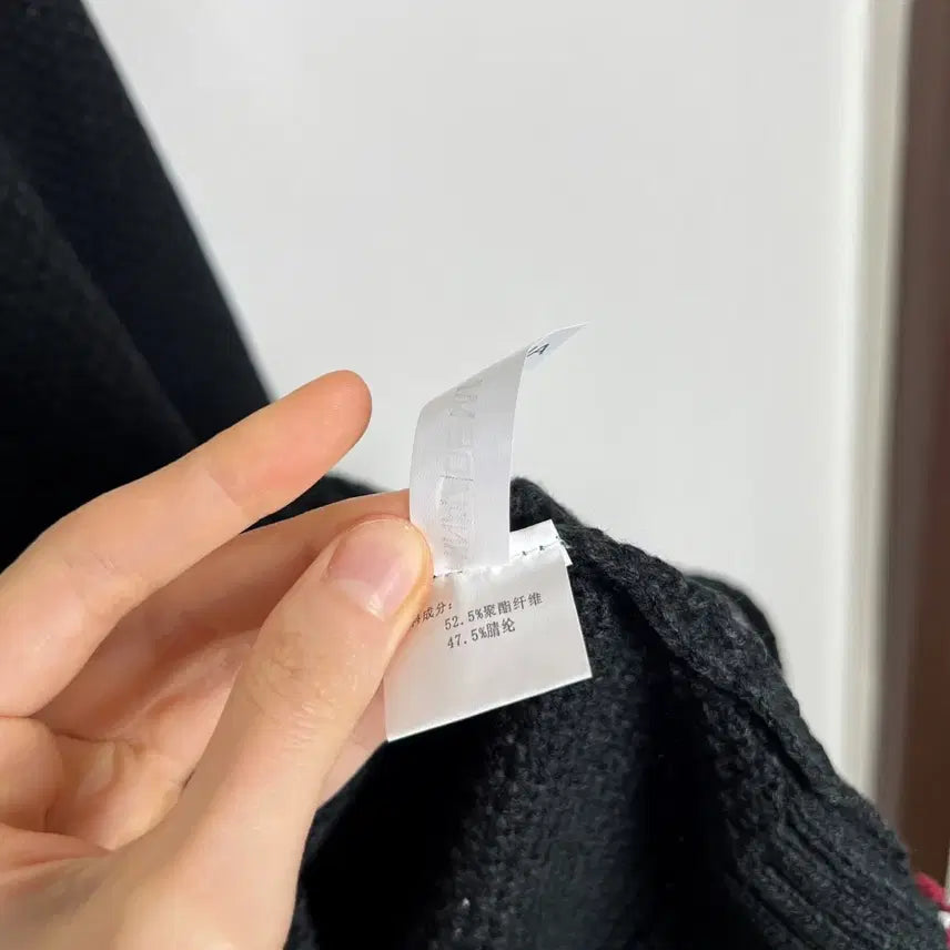 [SOLD OUT] 지프 스피릿 블랙 탄탄한 니트 집업 가디건 남XL 라덴 빈티지