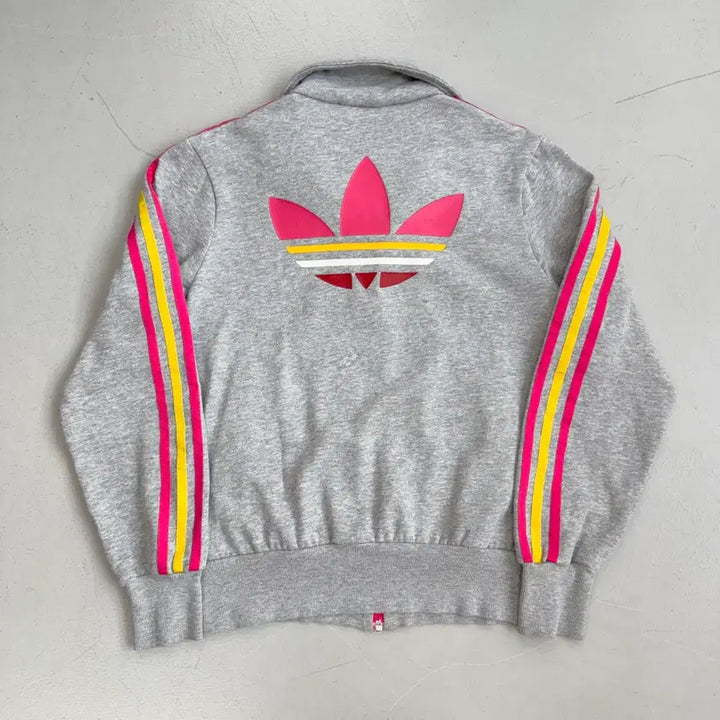 [BUNJANG] Adidas Firebird Big Logo Track Top / 아디다스 빅로고 파이어버드 회핑 트랙탑 코튼 집업 져지
