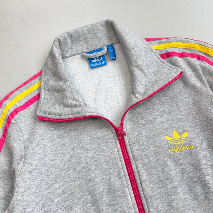 [BUNJANG] Adidas Firebird Big Logo Track Top / 아디다스 빅로고 파이어버드 회핑 트랙탑 코튼 집업 져지