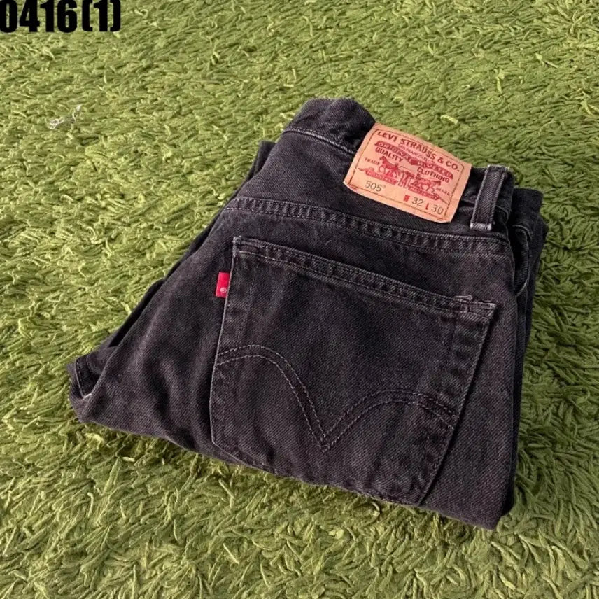 [SOLD OUT] 리바이스 505 블랙 데님 32/30