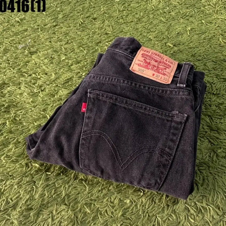 [SOLD OUT] 리바이스 505 블랙 데님 32/30
