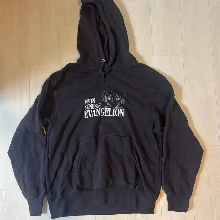 [BUNJANG] GU Evangelion Nagisa Kaoru Hooded Sweatshirt / 에반게리온 gu 카오루 후드티