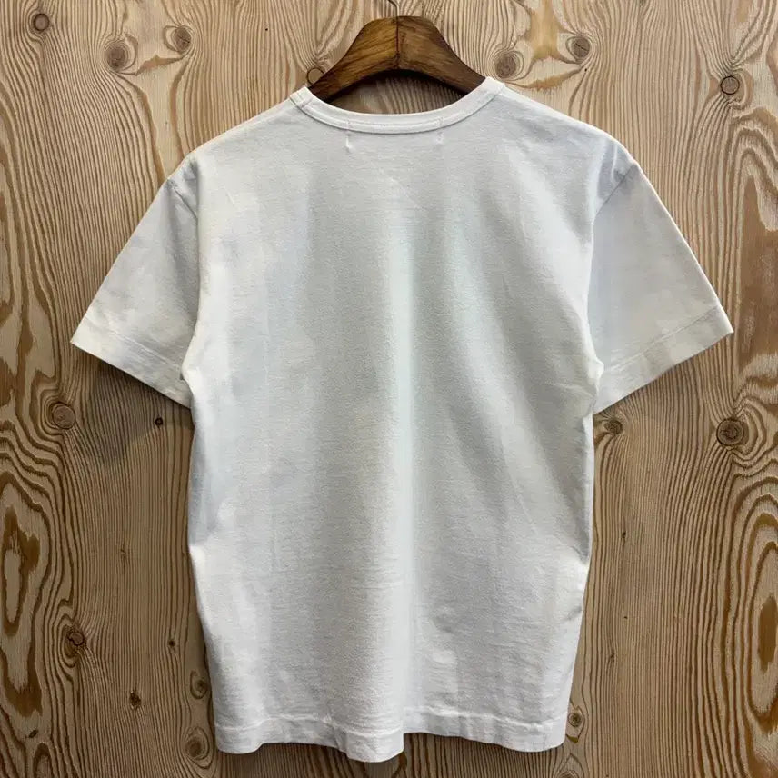 [BUNJANG] Comme des Garcons Green Double Heart T-shirt / 꼼데가르송 그린 더블 하트 티셔츠