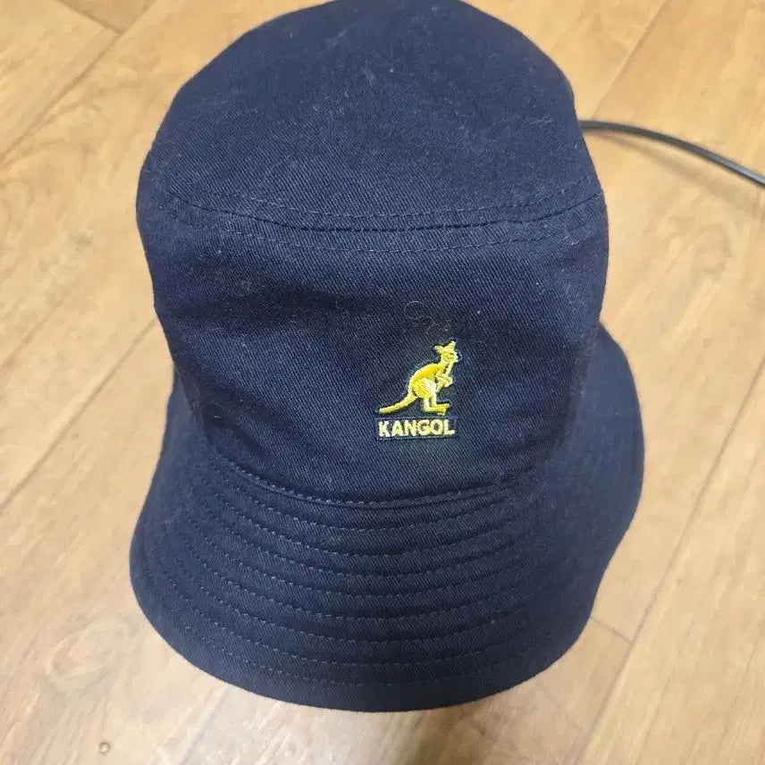 [BUNJANG] Kangol Washed Bucket Hat Navy M / 캉골 워시드 버킷햇 네이비 M