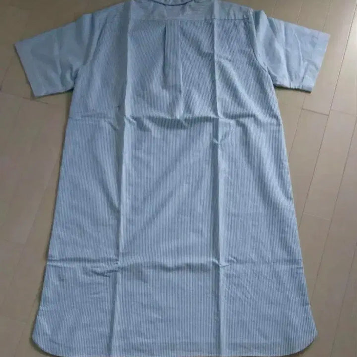 [SOLD OUT] 단톤 스트라이프 반팔 셔츠 원피스