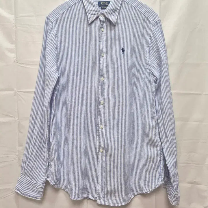 [BUNJANG] Polo Ralph Lauren Striped Linen Shirt / 폴로 스트라이프 린넨 셔츠