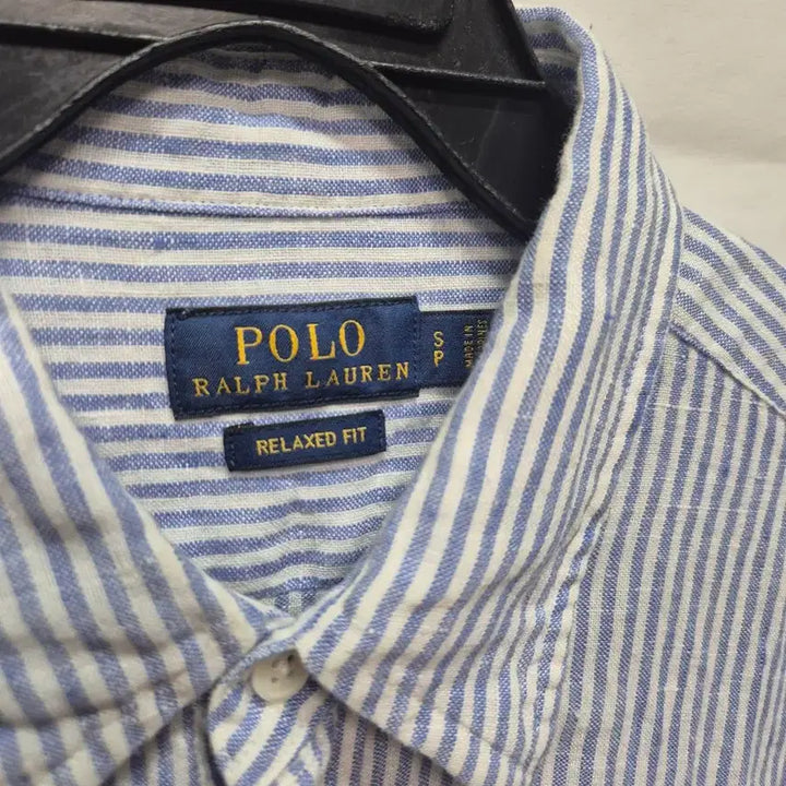 [BUNJANG] Polo Ralph Lauren Striped Linen Shirt / 폴로 스트라이프 린넨 셔츠
