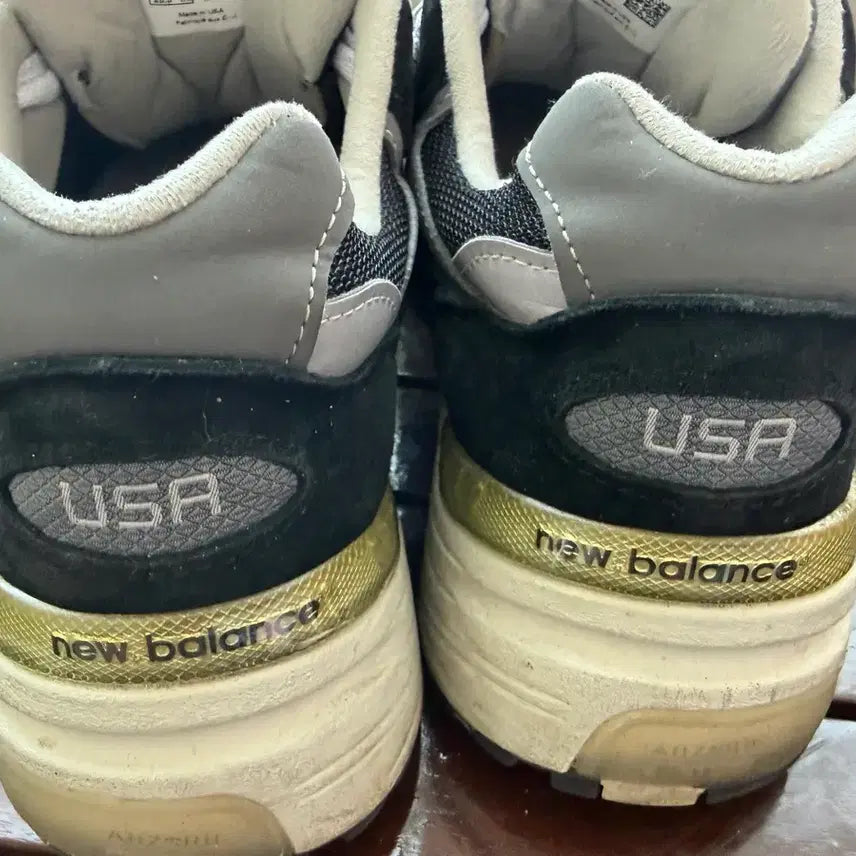 [BUNJANG] New Balance 992 Black/Grey USA Sneakers / 뉴발란스 992 블랙/그레이 made in USA UK7(255~260)