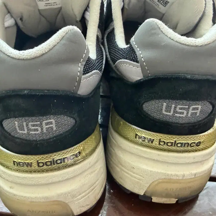 [BUNJANG] New Balance 992 Black/Grey USA Sneakers / 뉴발란스 992 블랙/그레이 made in USA UK7(255~260)