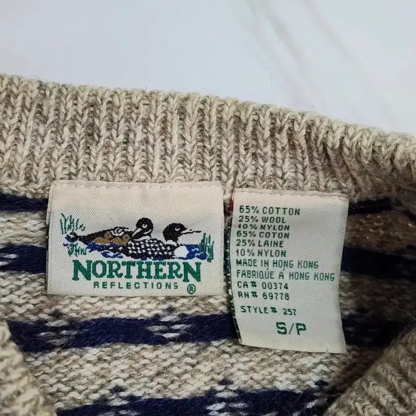 [BUNJANG] Northern Reflection Vintage Knit Sweater / 노던 리플렉션 니트M 사이즈