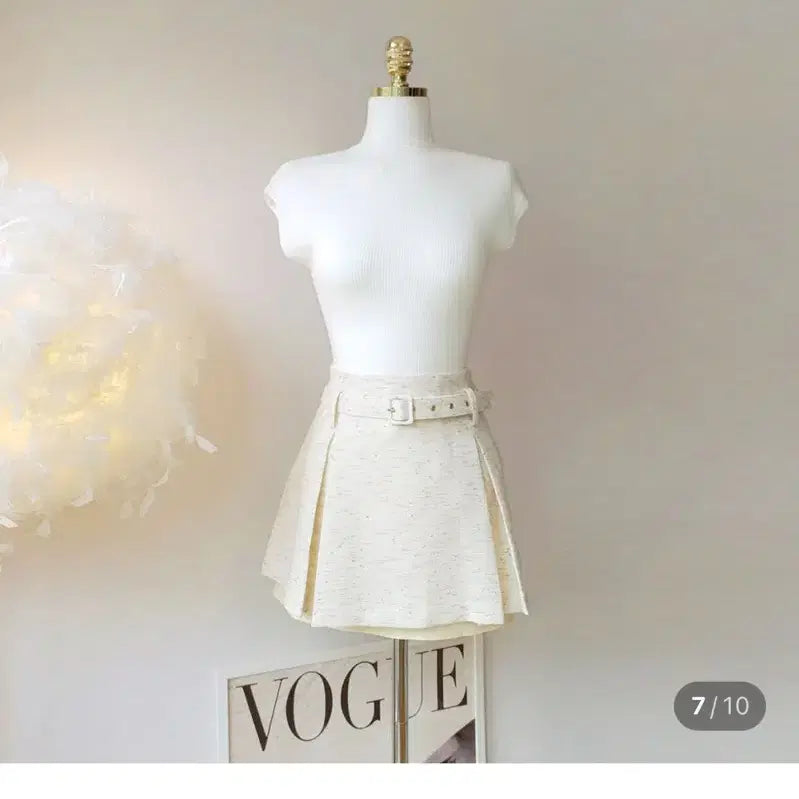 [SOLD OUT] 7.4->3 샵탑 미세 펄 수입의류 캡소매 니트 수입의류