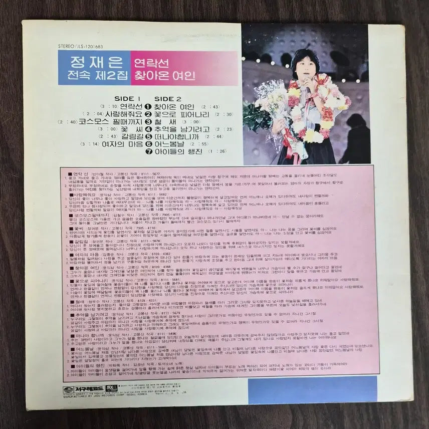 [SOLD OUT] LP 정재은 - 연락선