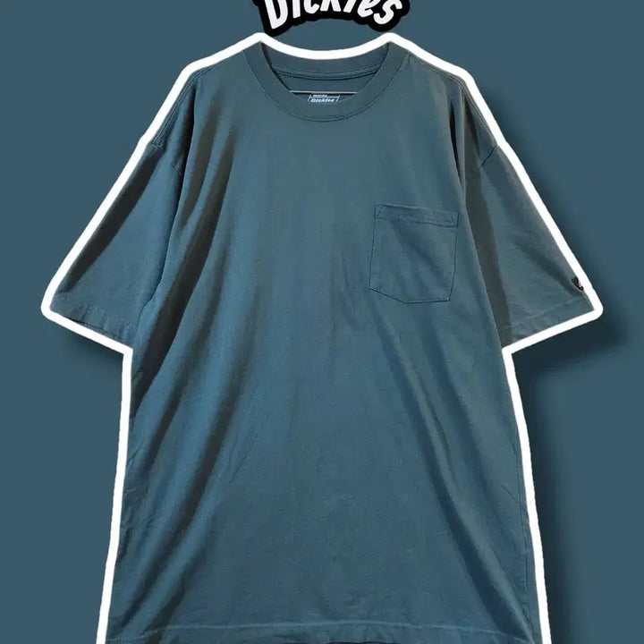 [BUNJANG] Dickies Pocket T-Shirt Green (XL) / XL/ 디키즈 포켓 반팔티 그린 /0416