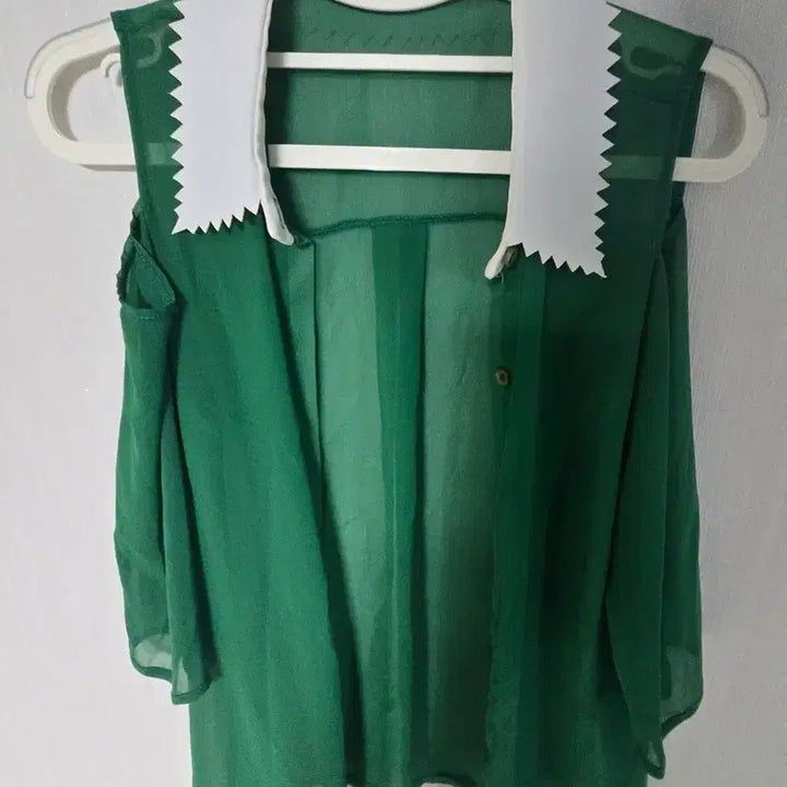 [SOLD OUT] 오프숄더 쉬폰 블라우스
