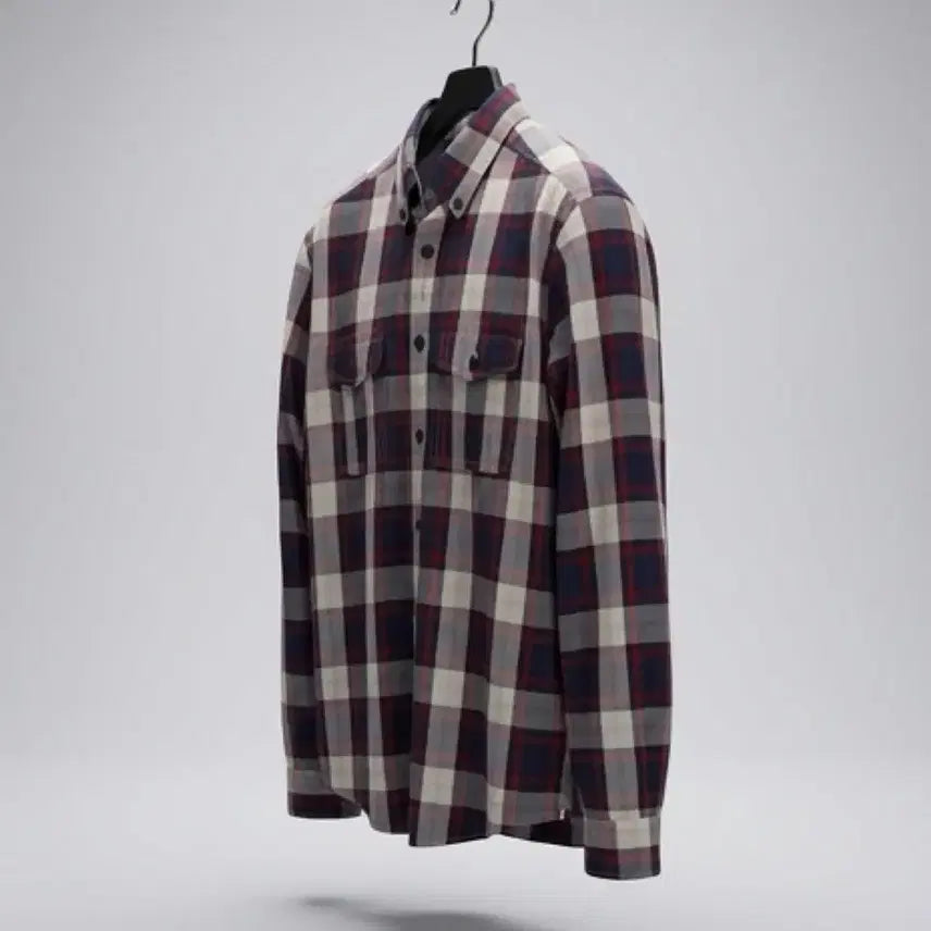 [BUNJANG] Tommy Hilfiger Big Check Pocket Shirt / 남성S / 타미힐피거 빅체크 포켓셔츠PP 12-136