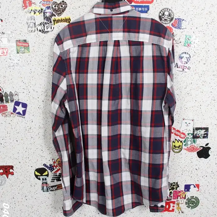 [BUNJANG] Tommy Hilfiger Big Check Pocket Shirt / 남성S / 타미힐피거 빅체크 포켓셔츠PP 12-136