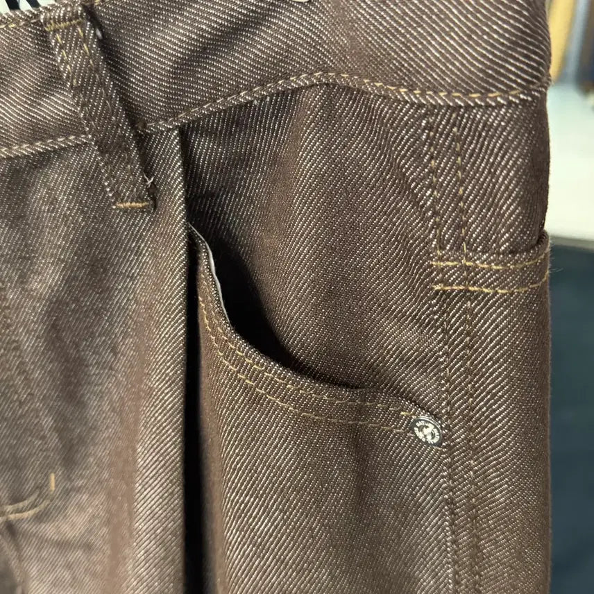 [BUNJANG] SATUR Brown Denim Jeans / [택포] [30] SATUR 새터 브라운데님 청바지