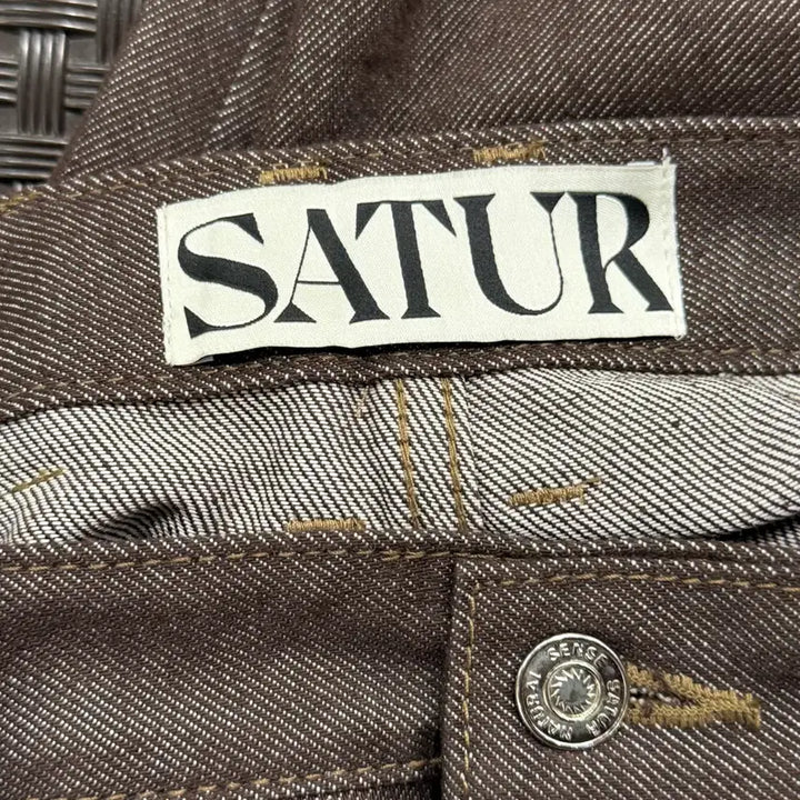 [BUNJANG] SATUR Brown Denim Jeans / [택포] [30] SATUR 새터 브라운데님 청바지