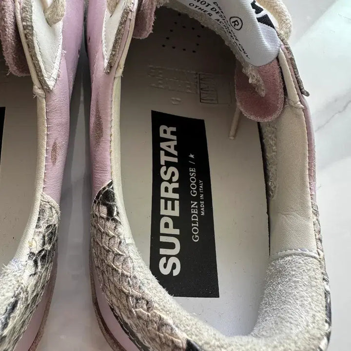 [BUNJANG] Golden Goose Superstar Pink Glitter Sneakers / 골든구스 슈퍼스타 핑크 글리터 스니커즈
