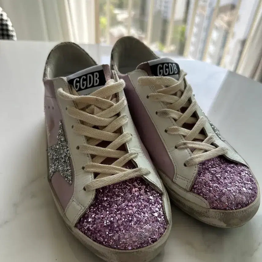 [BUNJANG] Golden Goose Superstar Pink Glitter Sneakers / 골든구스 슈퍼스타 핑크 글리터 스니커즈