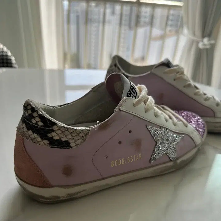 [BUNJANG] Golden Goose Superstar Pink Glitter Sneakers / 골든구스 슈퍼스타 핑크 글리터 스니커즈