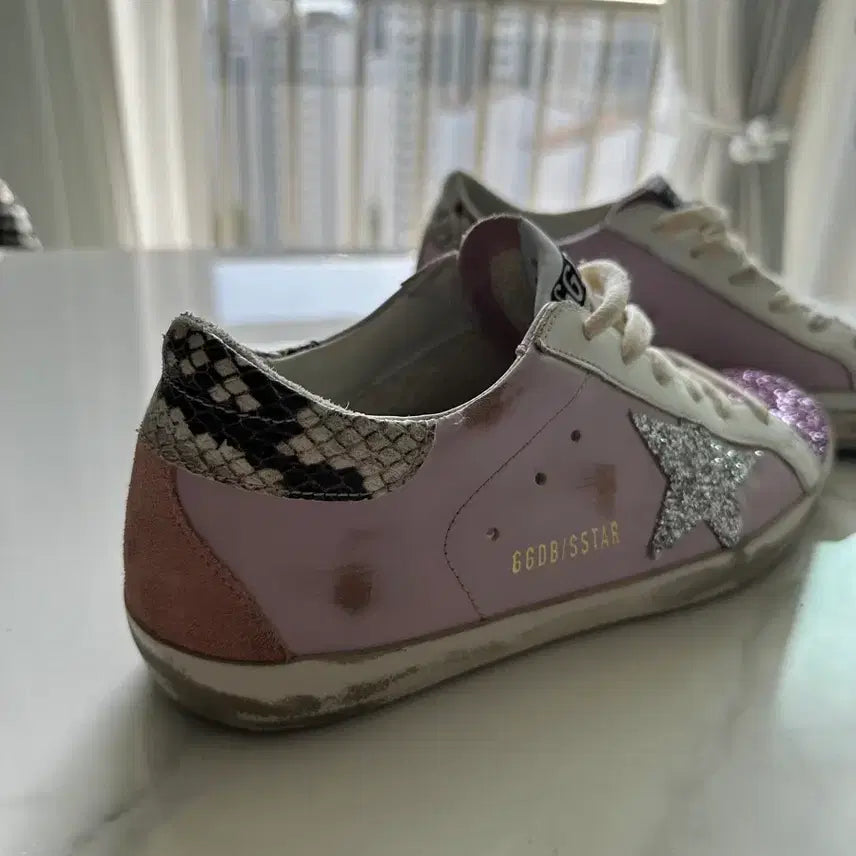 [BUNJANG] Golden Goose Superstar Pink Glitter Sneakers / 골든구스 슈퍼스타 핑크 글리터 스니커즈