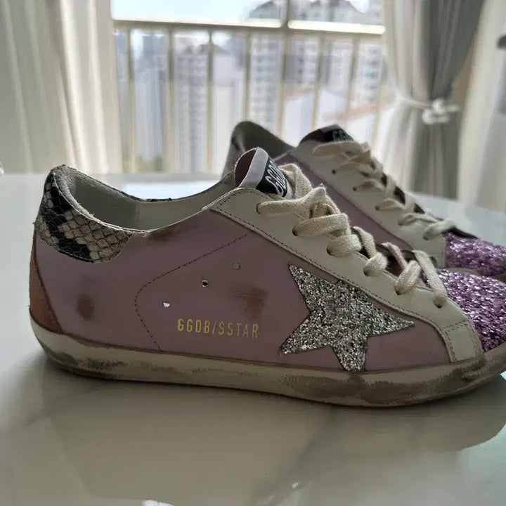 [BUNJANG] Golden Goose Superstar Pink Glitter Sneakers / 골든구스 슈퍼스타 핑크 글리터 스니커즈
