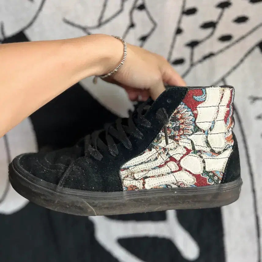 [BUNJANG] Vans Skull Embroidered Sneakers / 반스 275