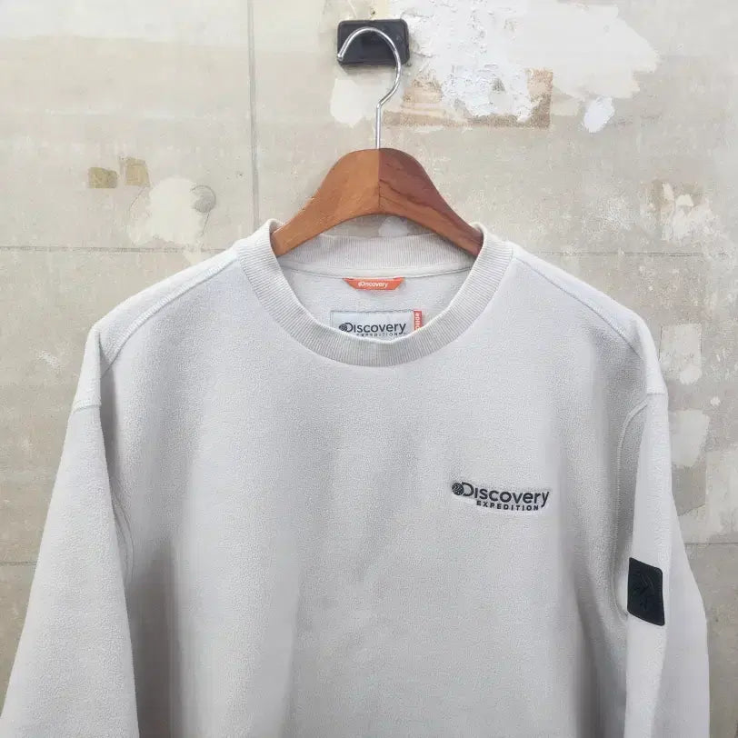 [SOLD OUT] (105)디스커버리 정품 남성 폴라텍 맨투맨/105size/상태우수