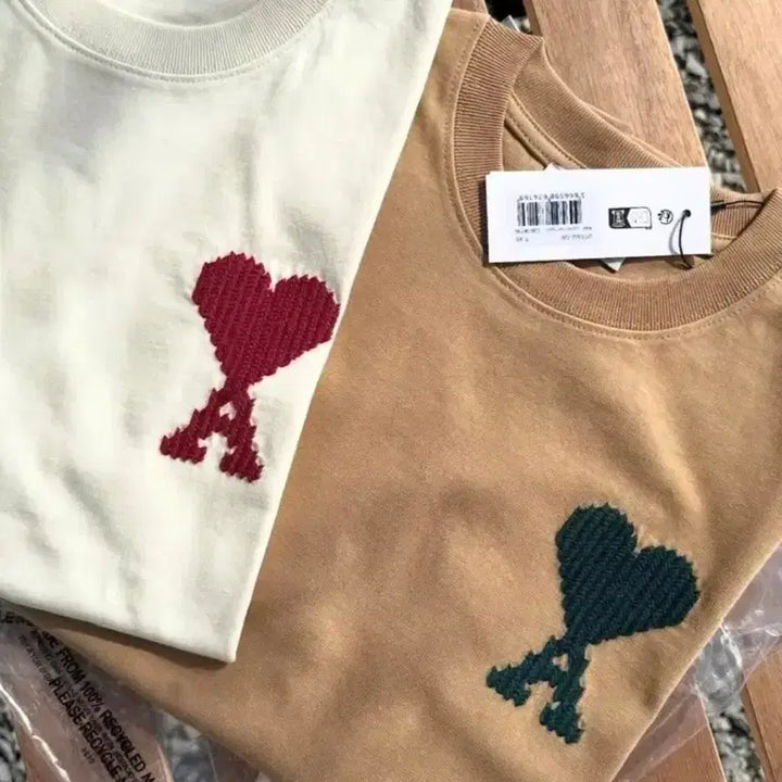[BUNJANG] Ami Small Heart Logo T-shirt / 아미 빅로고 하트 로고 반팔